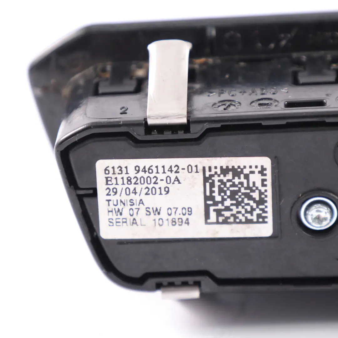 Light Switch BMW G20 G21 Lights Control Panel With Led Fog Lights to with Part number 9461142 Light Switch BMW G20 G21 Lights Control Panel With Led Fog Lights - SKU 9461142 - Part number 9461142