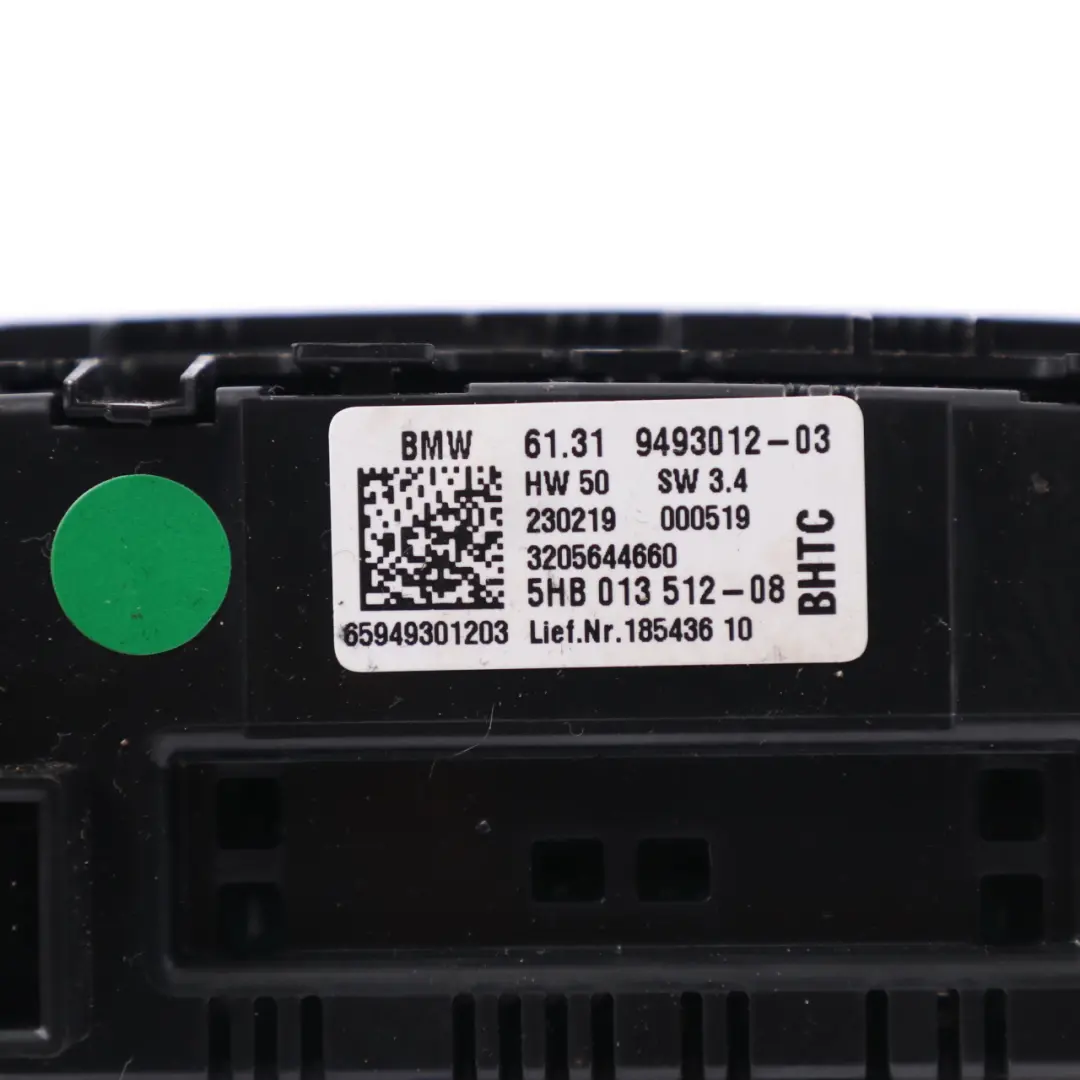 BMW G20 G21 Panel Przełączniki Klimatyzacji Tylny - SKU 9493012 - Numer Części 9493012