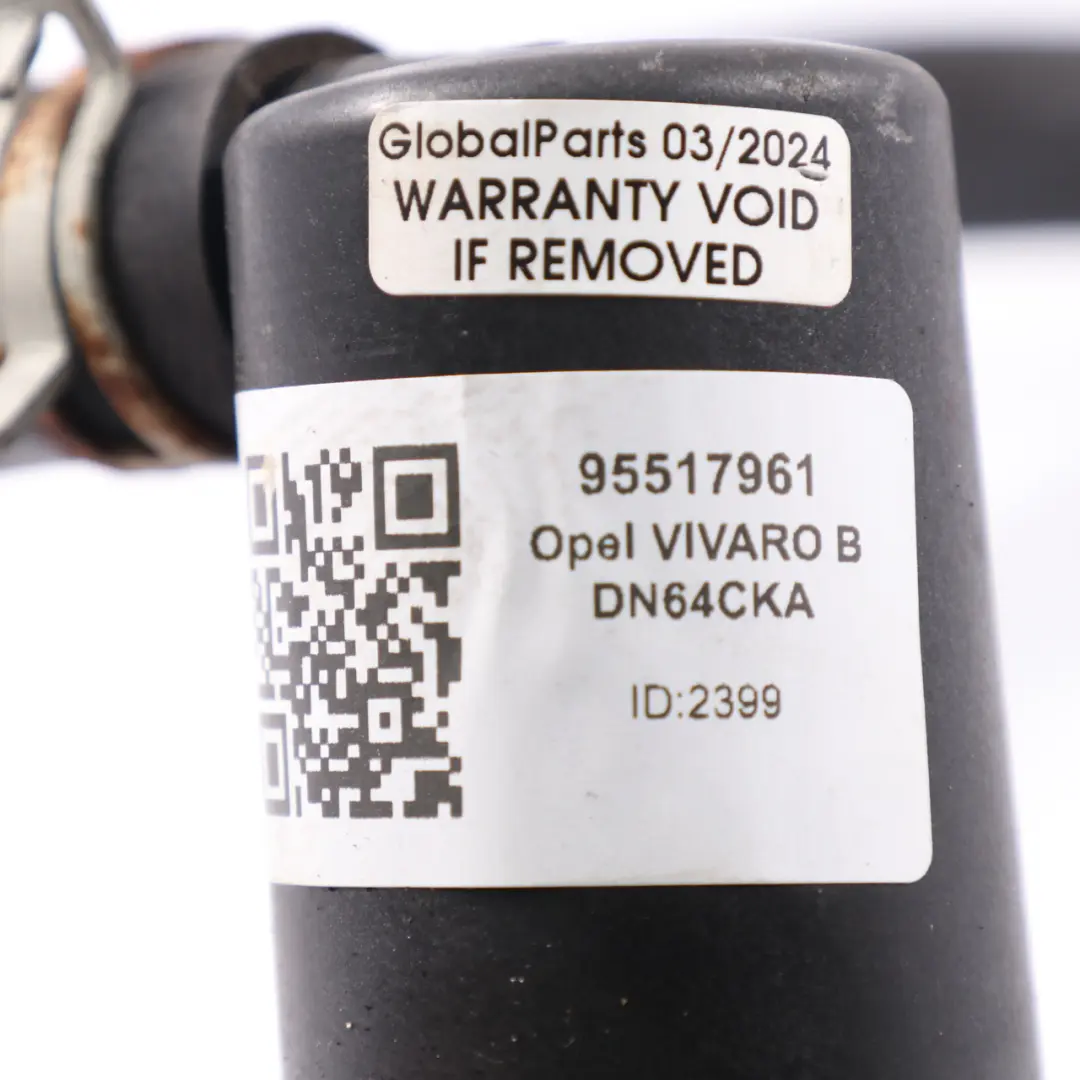 Tubo de llenado de aceite diesel para Opel Vivaro Renault Trafic III 1.6 dCi con número de pieza 95517961 Opel Vivaro Renault Trafic III 1.6 dCi Tubo de llenado de aceite diesel - SKU 95517961 - Número de pieza 95517961