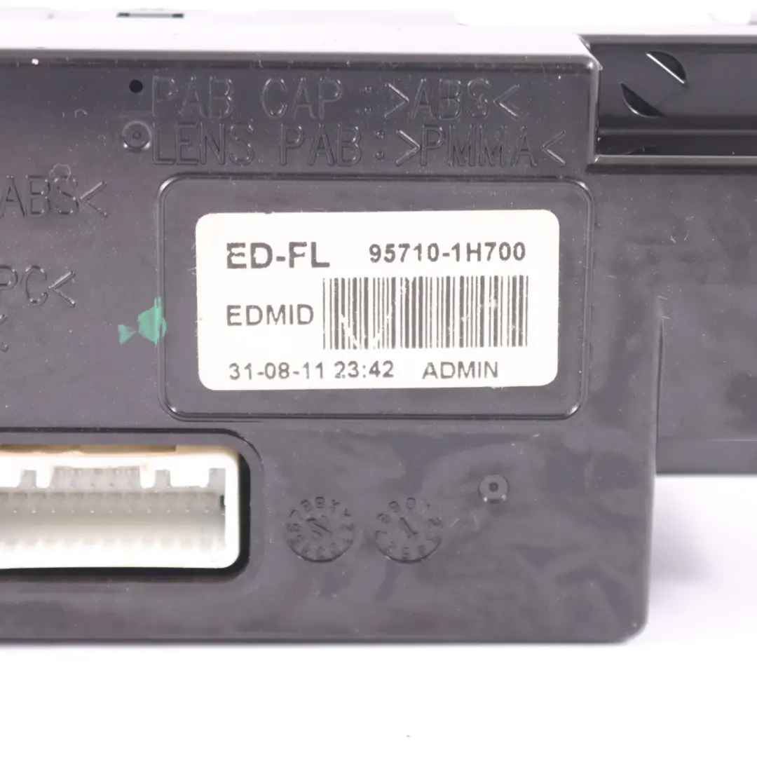  Écran Kia Ceed MK1 ED Tableau de bord Information Dsiplay - SKU 95710-1h700 - Numéro de pièce 95710-1H700