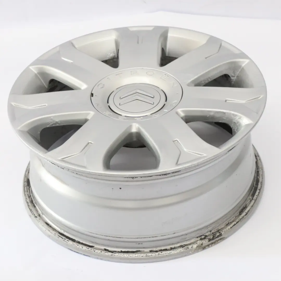  Citroen C3 C4 Silver Alloy Wheel Rim 16" ET:26 6,5J - SKU 9650263980-2 - Part number 9650263980