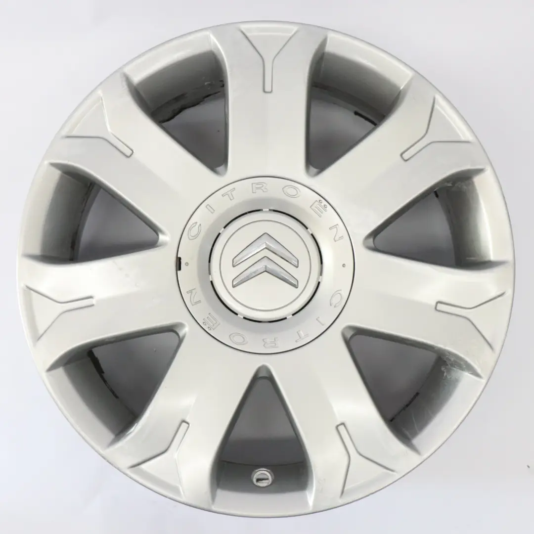  Citroen C3 C4 Silver Alloy Wheel Rim 16" ET:26 6,5J - SKU 9650263980-2 - Part number 9650263980