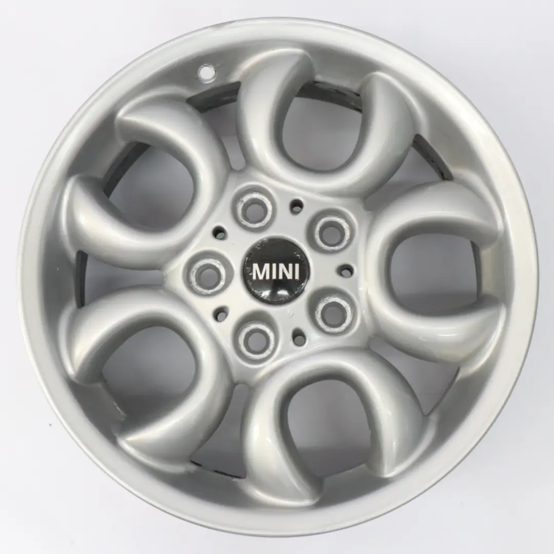 Alloy Rim 16" Circular Spoke 123 6,5J ET:46 to Mini R60 R61 Silver Wheel with Part number 9803725 Mini R60 R61 Silver Wheel Alloy Rim 16" Circular Spoke 123 6,5J ET:46 - SKU 9803725-2 - Part number 9803725