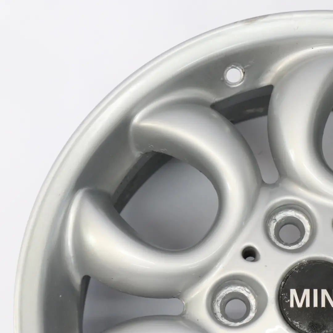 Mini R60 R61 Silver Cerchio in lega 16" a raggi circolari 123 6,5J ET:46 - SKU 9803725-2 - Numero di parte 9803725