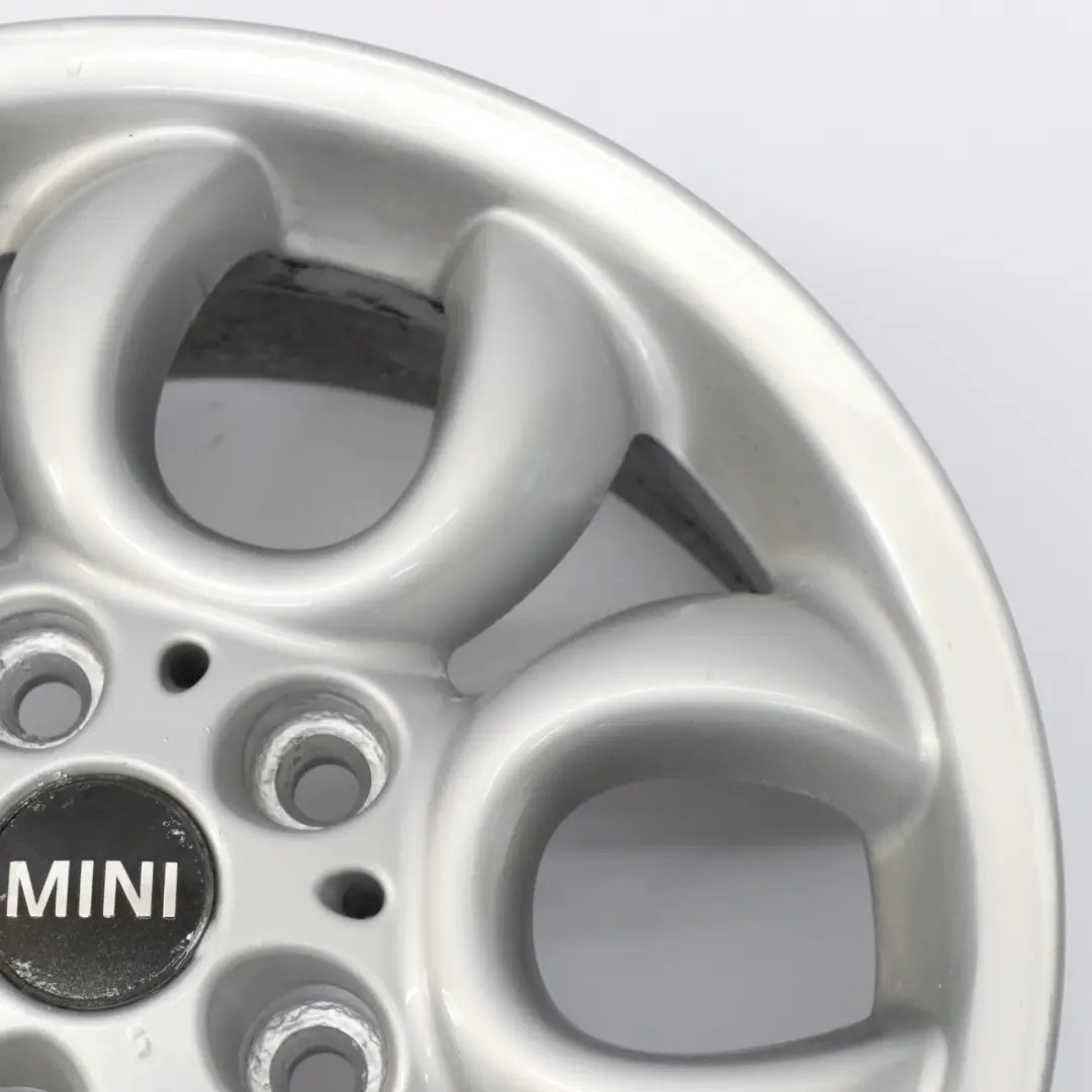 Silberne Leicht metall felge 16" Rundspeiche 123 6,5J ET:46 für Mini R60 R61 mit Teilenummer 9803725 Mini R60 R61 Silberne Leicht metall felge 16" Rundspeiche 123 6,5J ET:46 - SKU 9803725-2 - Teilenummer 9803725