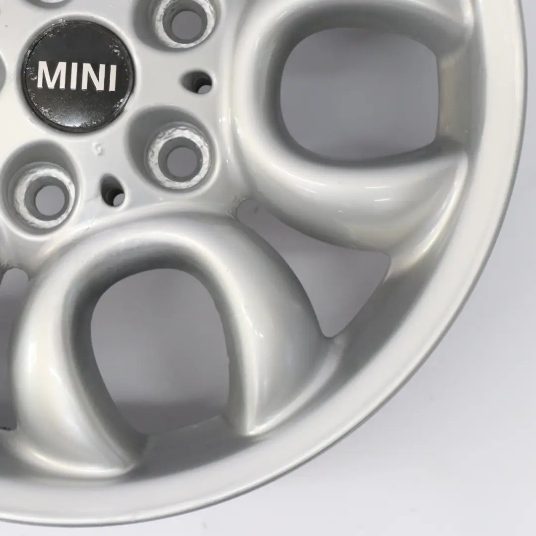Cerchio in lega 16" a raggi circolari 123 6,5J ET:46 per Mini R60 R61 Silver con numero di parte 9803725 Mini R60 R61 Silver Cerchio in lega 16" a raggi circolari 123 6,5J ET:46 - SKU 9803725-2 - Numero di parte 9803725