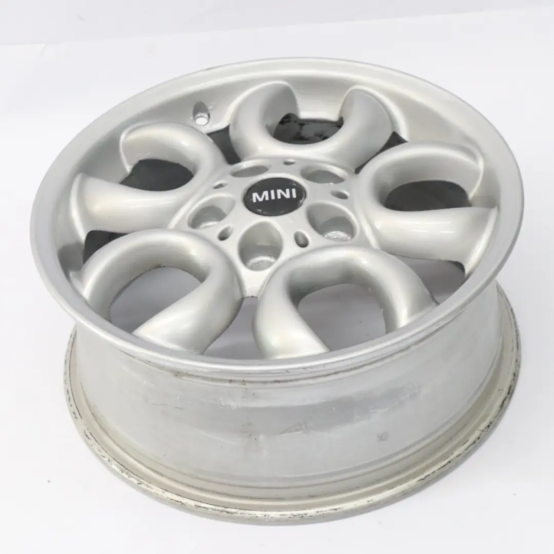 Mini R60 R61 Silver Cerchio in lega 16" a raggi circolari 123 6,5J ET:46 - SKU 9803725-2 - Numero di parte 9803725