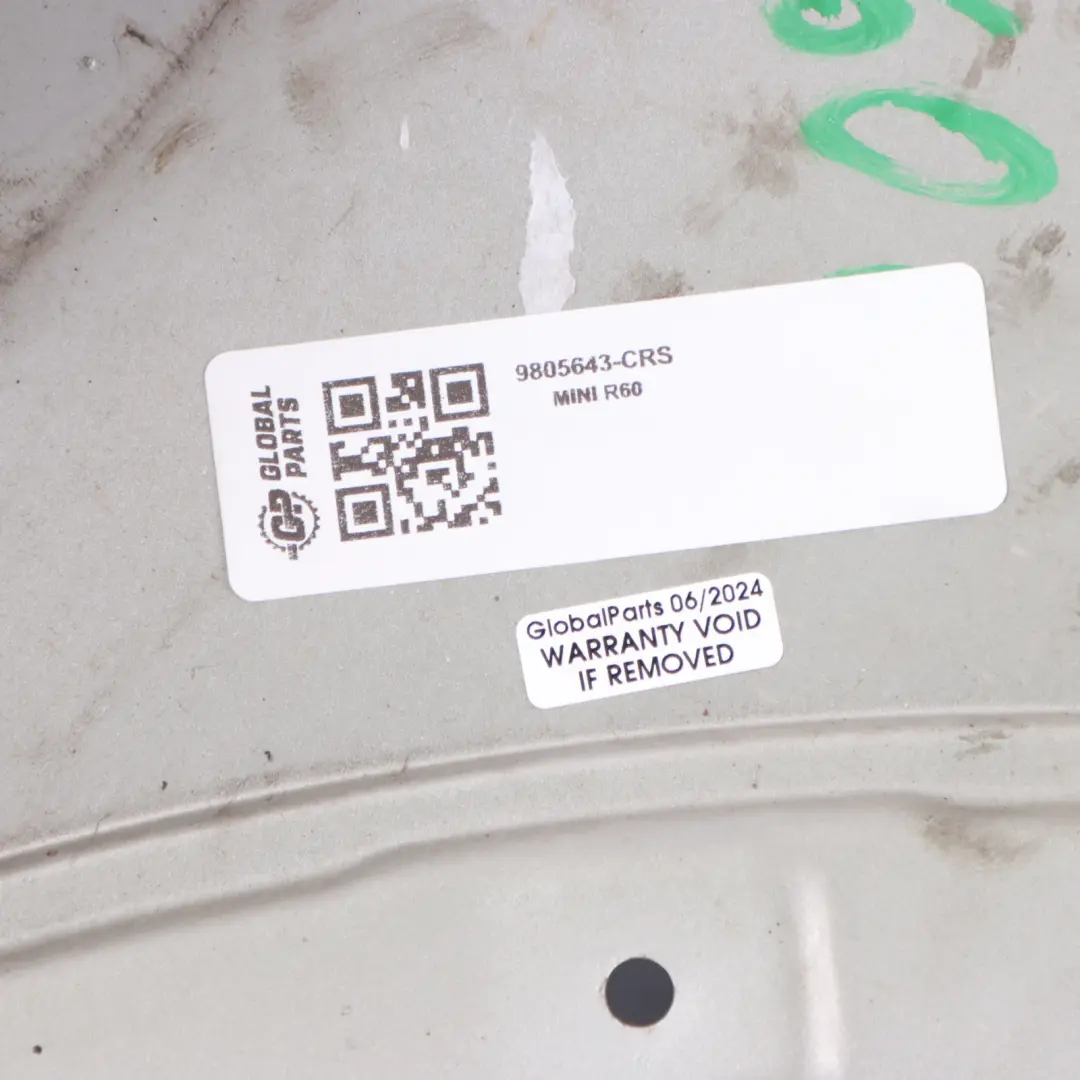 Mini R60 R61 Side Panel Fender Front Left Wing N/S Crystal Silver Metallic - B12 - SKU 9805643-CRS - Part number 9805643