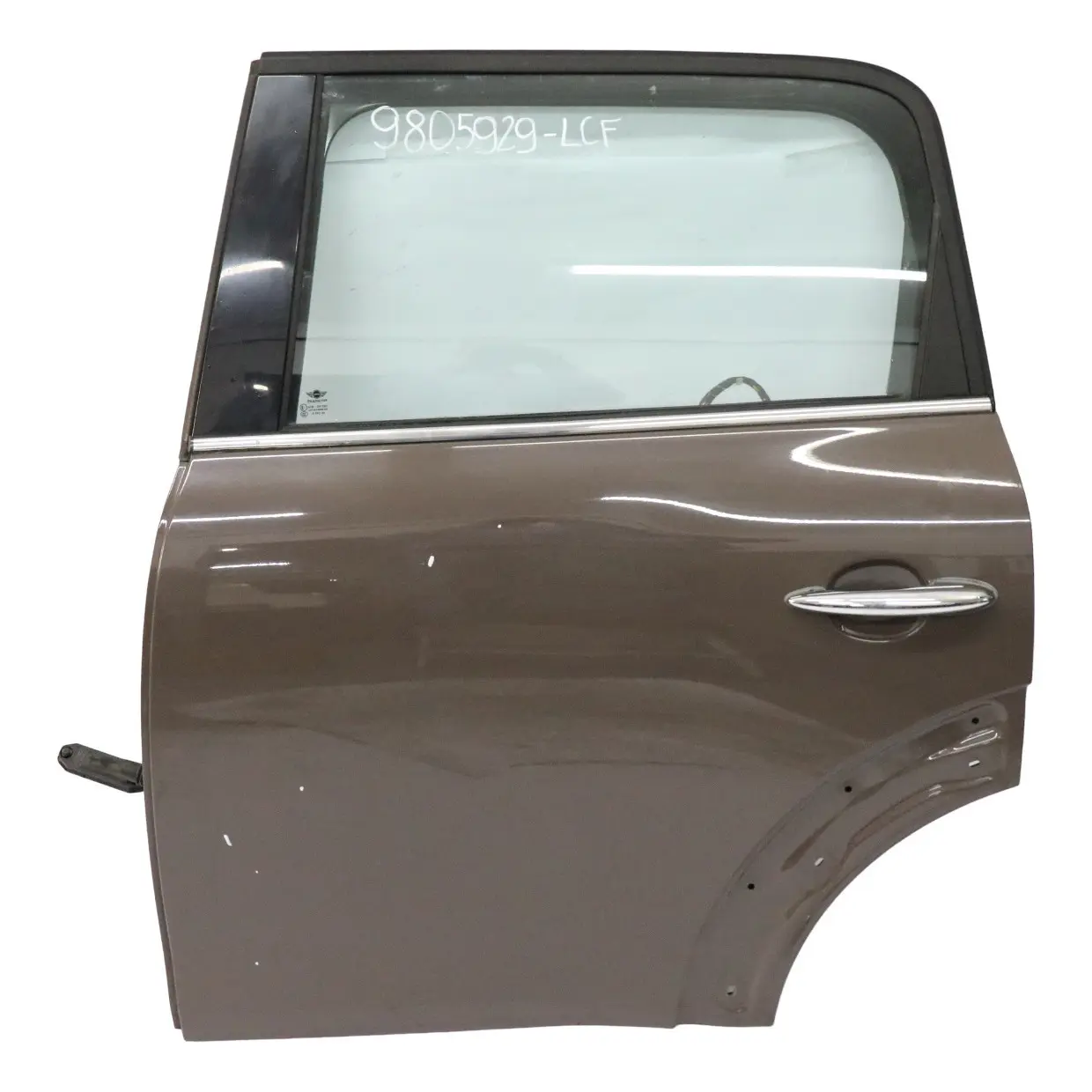 Door Rear Mini Countryman R60 Left N/S Covering Light Coffee - B19