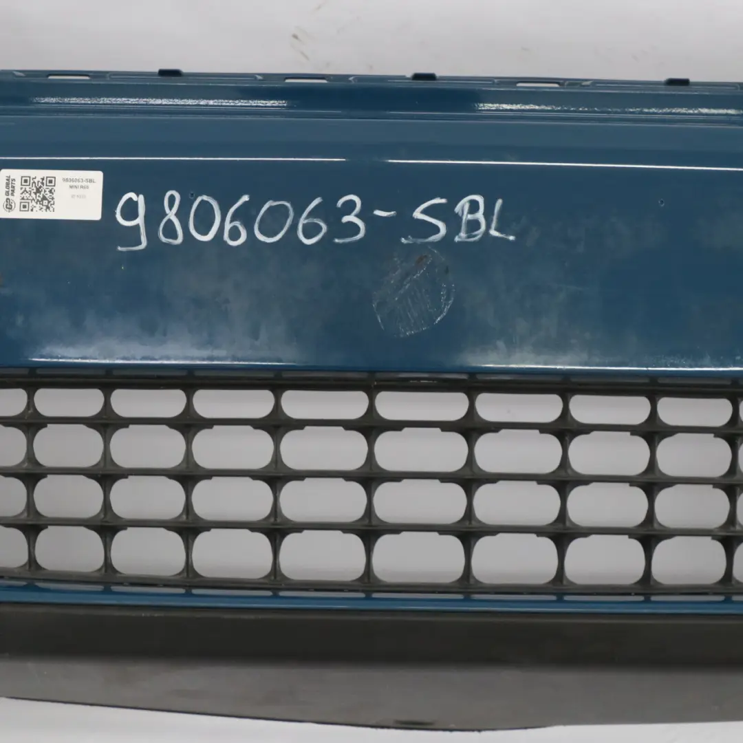 Stoßstange Frontblende Surf Blue Metallic - B18 für Mini Countryman R60 mit Teilenummer 9806063 Mini Countryman R60 Stoßstange Frontblende Surf Blue Metallic - B18 - SKU 9806063-SBL - Teilenummer 9806063