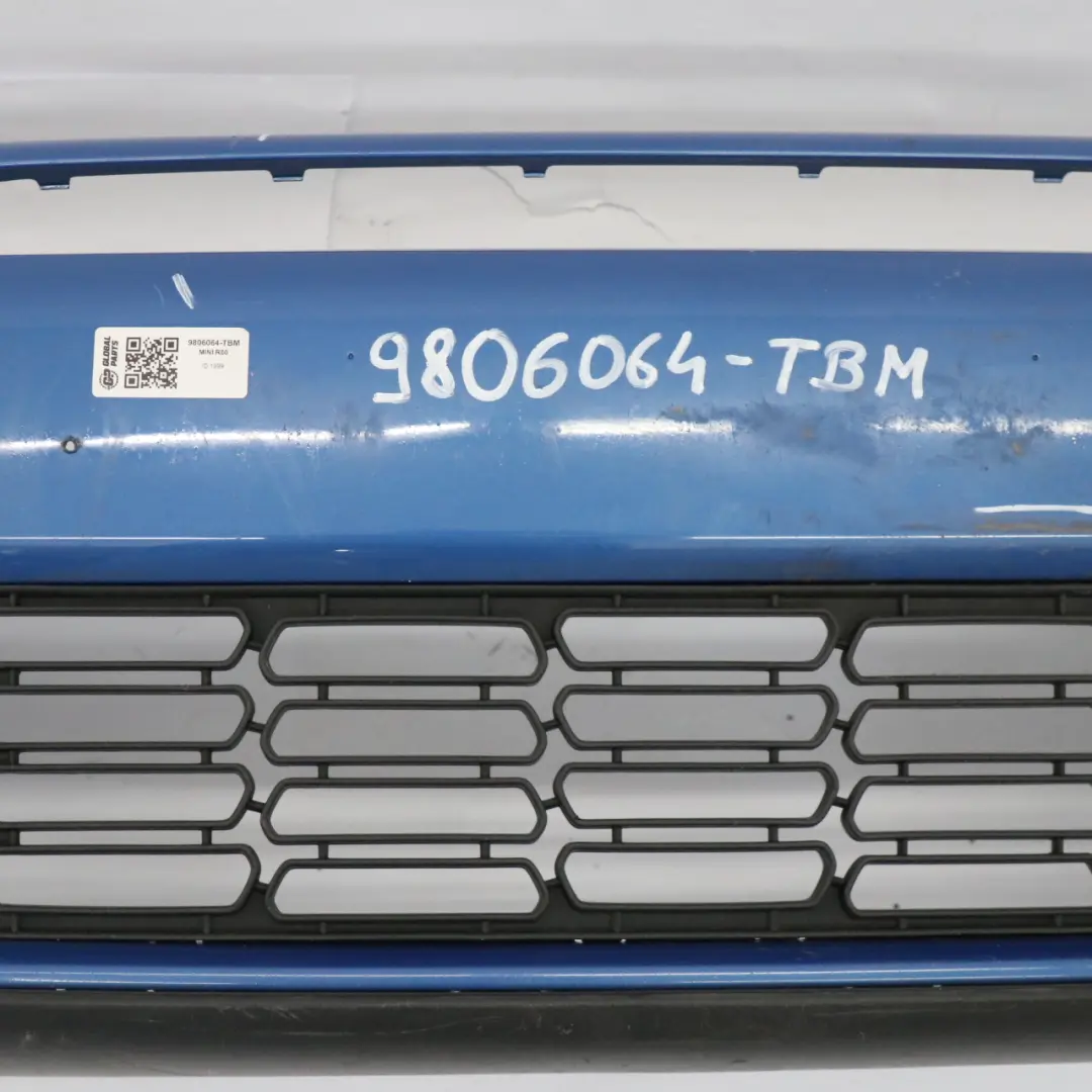 Mini Countryman R60 Front Bumper Trim Panel Cooper S True Blue Metallic - B14 - SKU 9806064-TBM - Part number 9806064