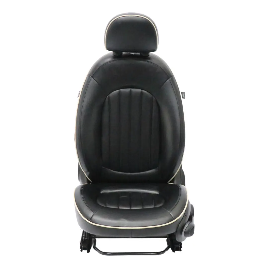 Mini Cooper One R60 Fotel Przedni Lewy Podgrzewany Sportowy Czarny Skóra - SKU 9806615-3 - Numer Części 9806615