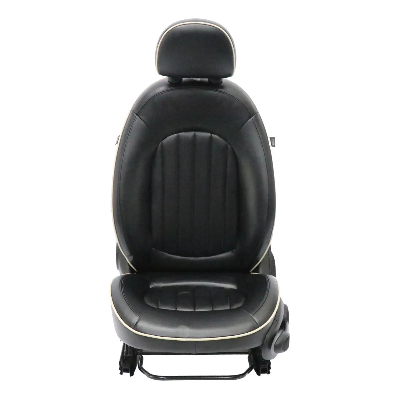 Mini Cooper One R60 Sedile anteriore sinistro Riscaldato Sport Pelle Nera Lounge