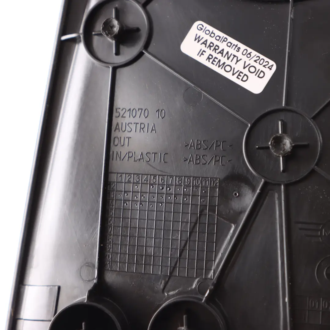 Mini Paceman R61 Cubierta Altavoz Derecho Altavoz Panel Puerta 9809310 - SKU 9809752 - Número de pieza 9809752