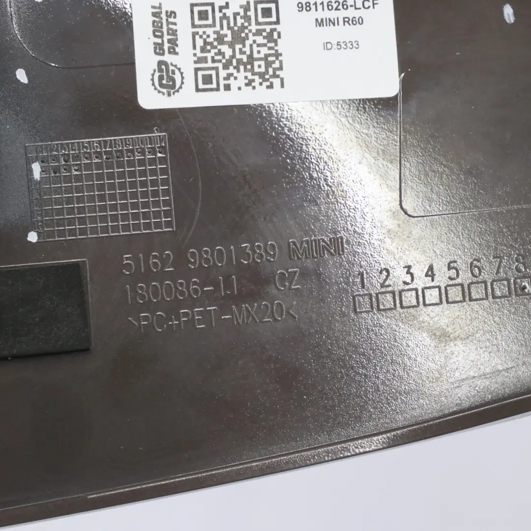 Spoiler Lotka Skrzydło Klapy Bagażnika Light Coffe - B19 do Mini R60 o numerze 9811626 Mini R60 Spoiler Lotka Skrzydło Klapy Bagażnika Light Coffe - B19 - SKU 9811626-LCF - Numer Części 9811626