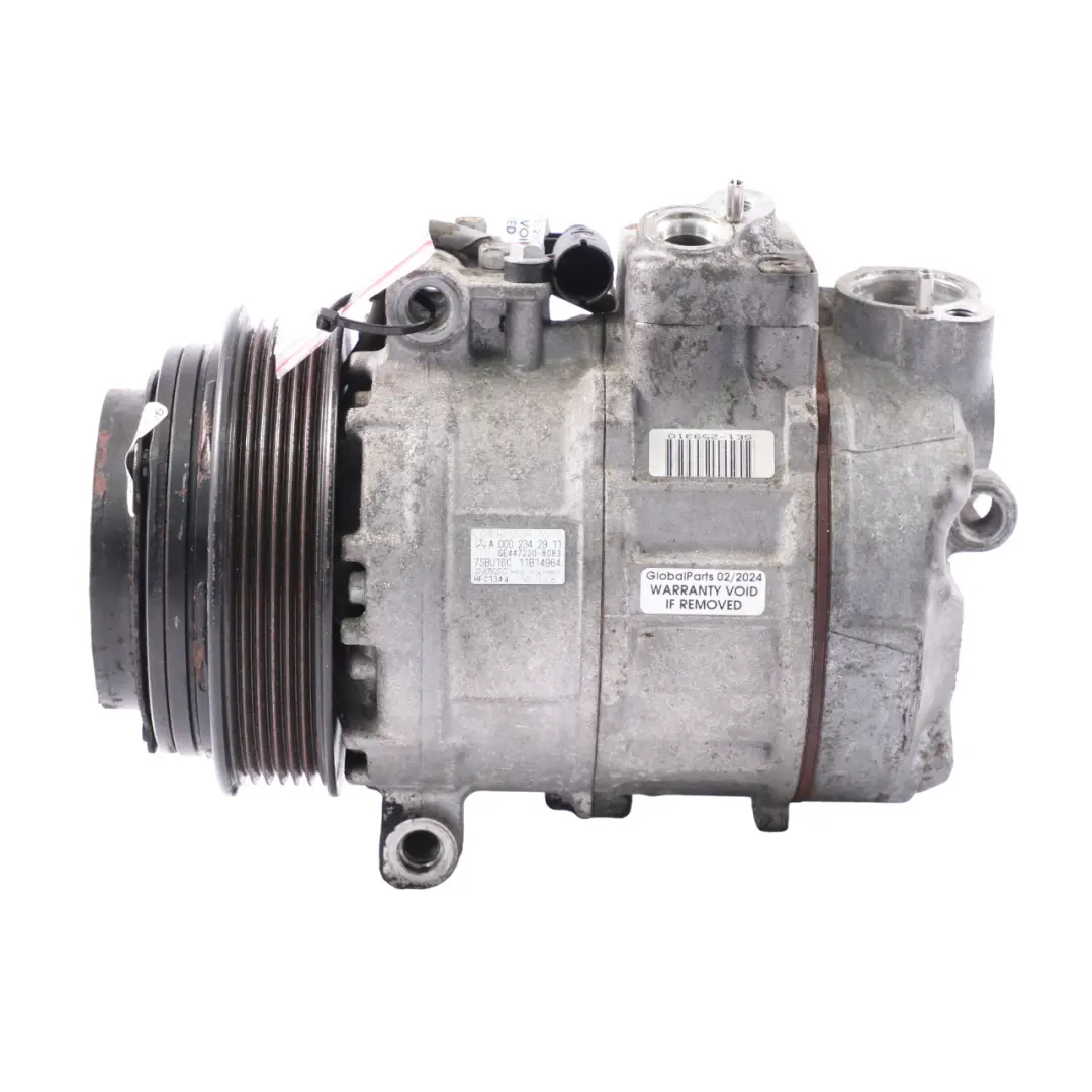 condizionata Mercedes R170 W202 W210 W638 A/C Pump per Compressore aria con numero di parte A0002307011 Compressore aria condizionata Mercedes R170 W202 W210 W638 A/C Pump - SKU A0002307011 - Numero di parte A0002307011