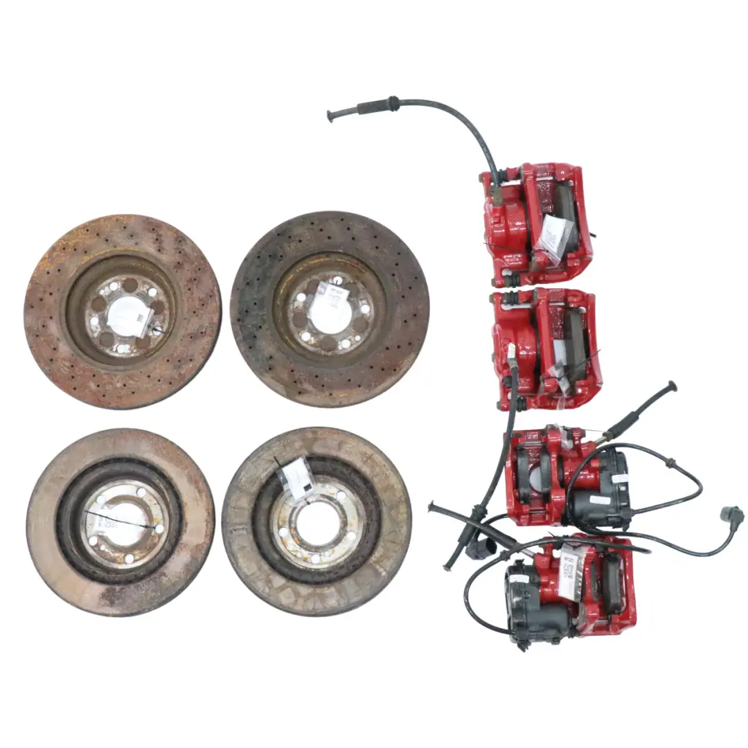  Brake Disc Caliper Mercedes C117 W176 Front Rear Left Right N/O/S Brake Set - SKU A0004217181 - Part number A0004217181
