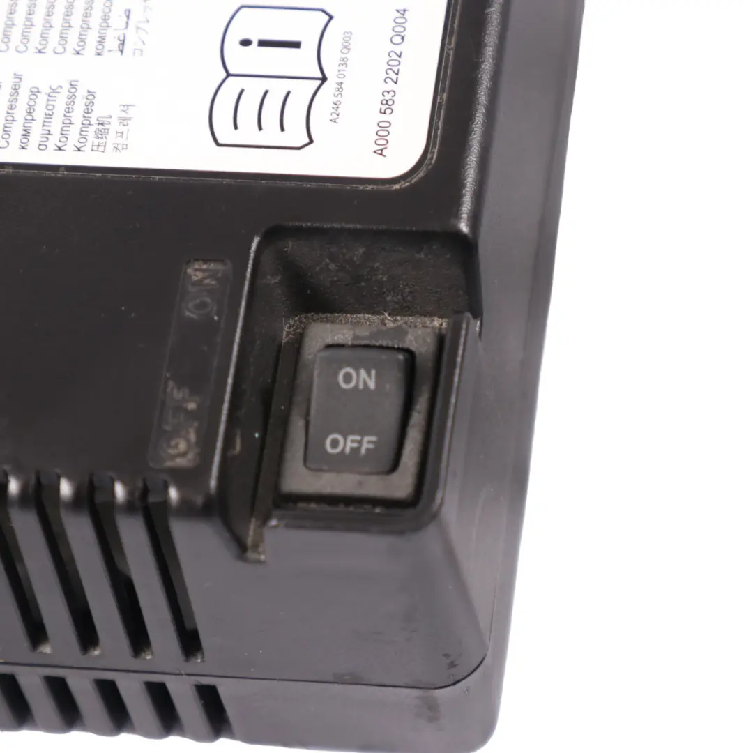 Tyre Air Compressor Mercedes W169 W204 W207 W246 Tyre Inflation Pump  - SKU A0005832202-1 - Part number A0005832202