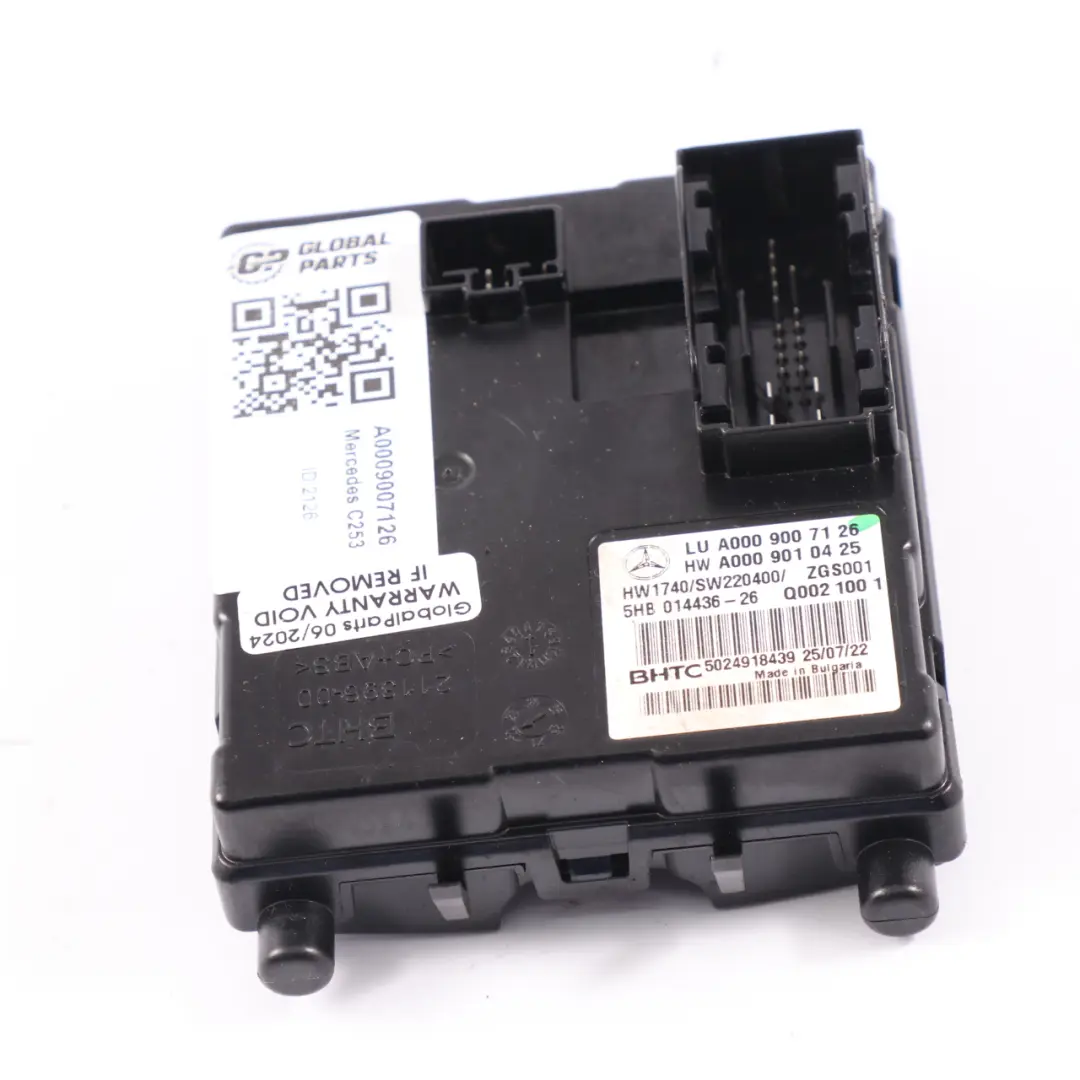 Air Conditioning Module Mercedes W205 W213 C253 A/C Control Unit ECU - SKU A0009007126 - Part number A0009007126