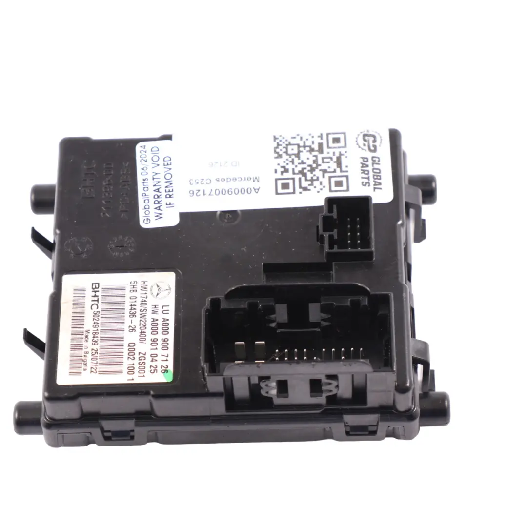 Air Conditioning Module Mercedes W205 W213 C253 A/C Control Unit ECU - SKU A0009007126 - Part number A0009007126