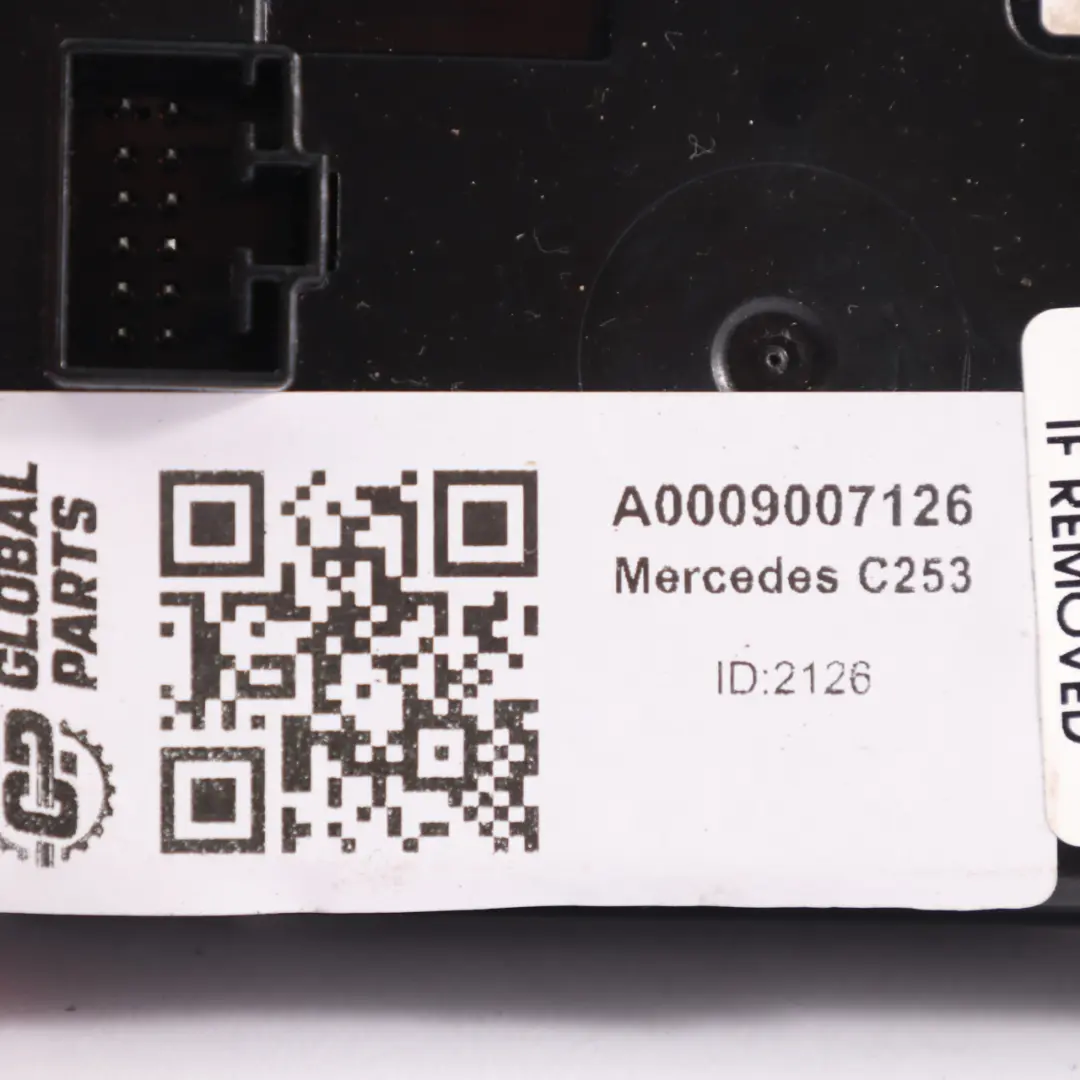  Modulo aria condizionata Mercedes W205 W213 C253 A/C Unità controllo - SKU A0009007126 - Numero di parte A0009007126