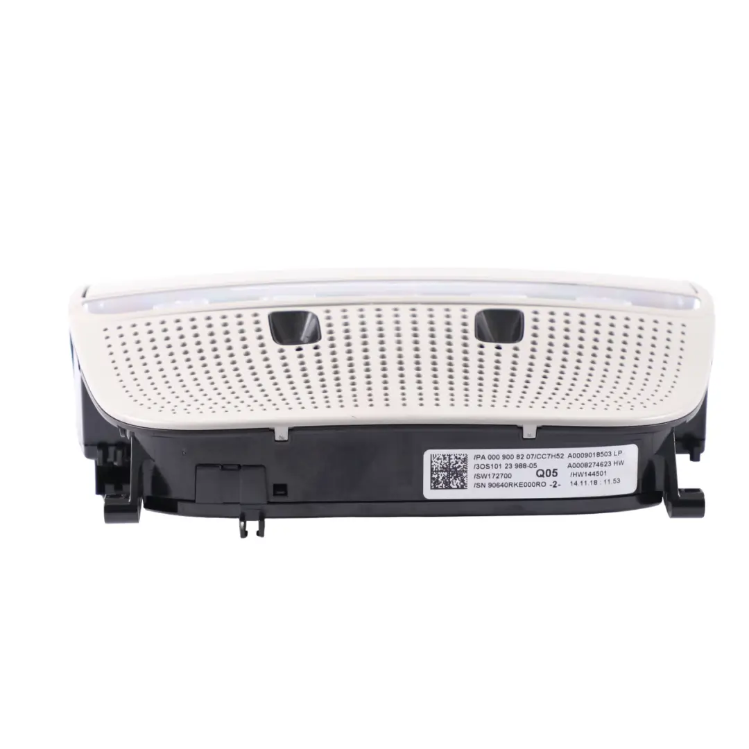  Luz de Cabina Mercedes W205 de Techo Gafas de Sol Panel de Interruptores - SKU A0009008207-1 - Número de pieza A0009008207