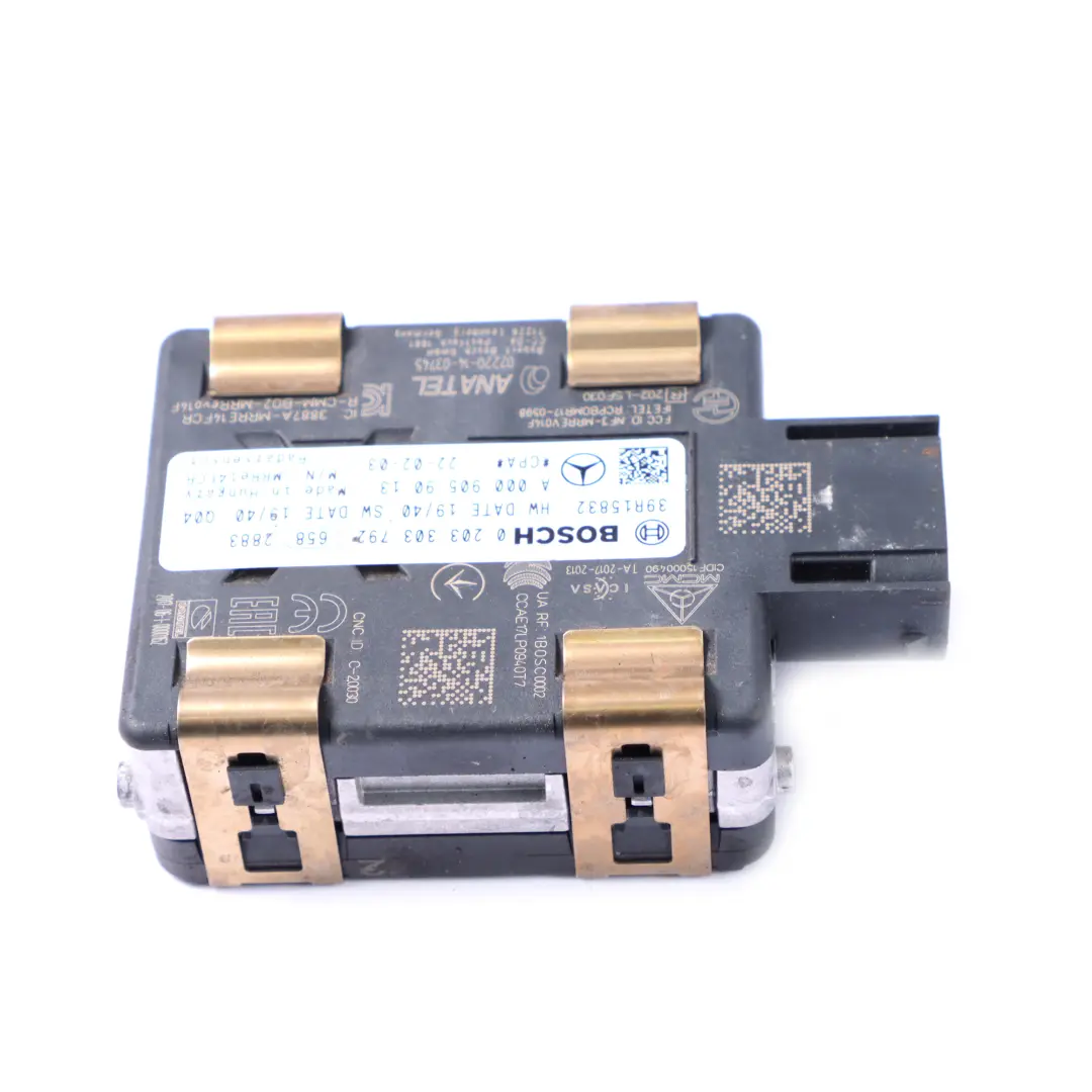 Distronic Radar sensor Steuergerät Modul für Mercedes W205 GLC X253 mit Teilenummer A0009059013 Mercedes W205 GLC X253 Distronic Radar sensor Steuergerät Modul - SKU A0009059013 - Teilenummer A0009059013