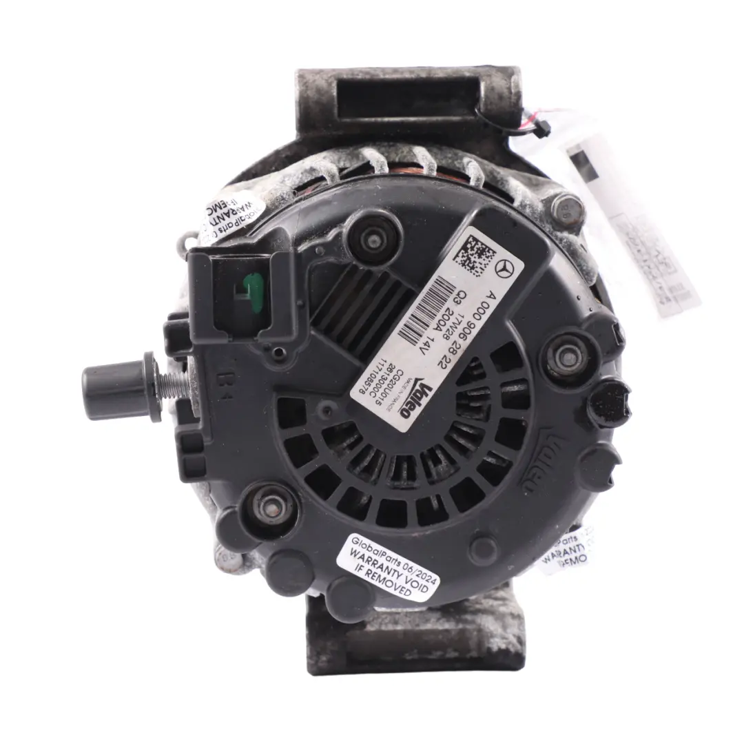  Alternateur Générateur Mercedes W207 W212 W906 Moteur Diesel 200A 14V LRA03818 - SKU A0009062822-1 - Numéro de pièce A0009062822
