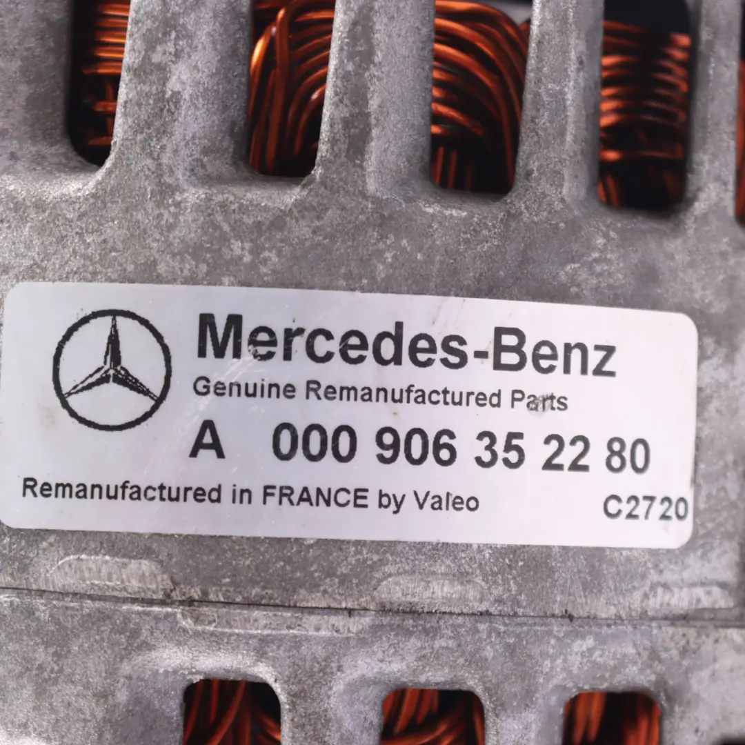Lichtmaschine Mercedes W212 Motor Generator 220A Valeo  - SKU A0009063522 - Teilenummer A0009063522