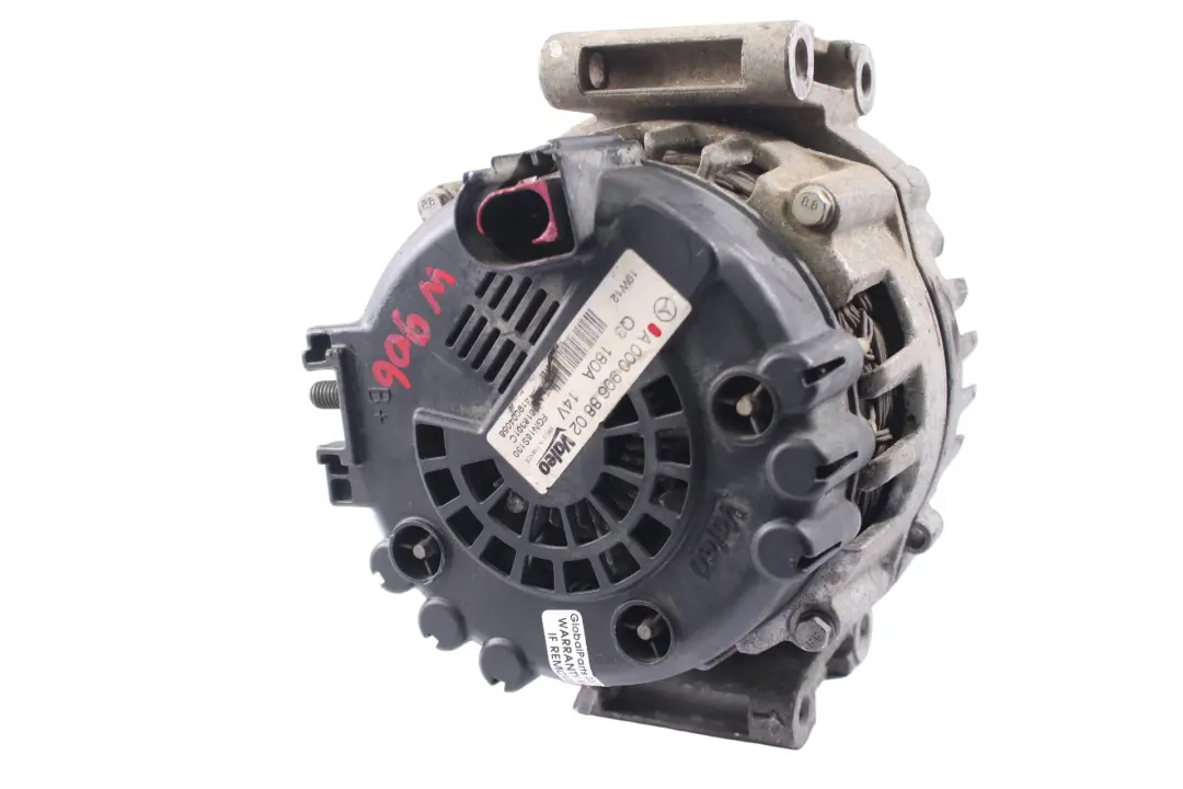  Alternatore Mercedes Sprinter W906 Vito W636 W639 Diesel 180A Valeo - SKU A0009068802-2 - Numero di parte A0009068802