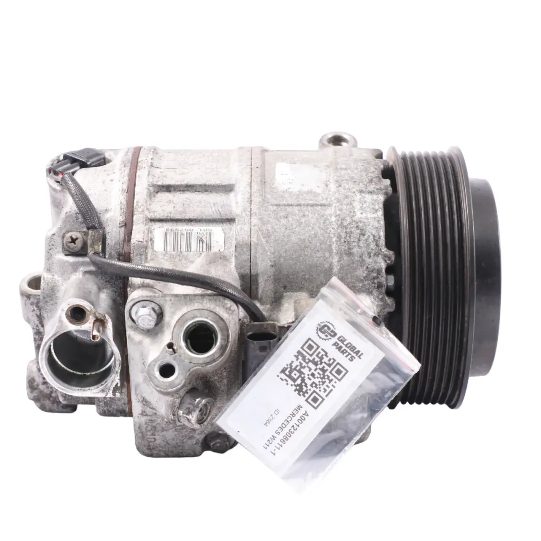 Mercedes W211 OM642 Air Conditioning Refrigerant Compressor A/C Pump - SKU A0012308611-1 - Part number A0012308611