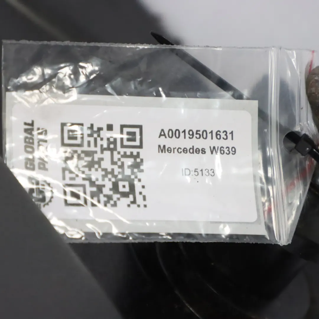 Mercedes W639 Rear Seats Three Seater Seat Bench Right Part O/S Leather Luxury - SKU A0019501631 - Part number A0019501631