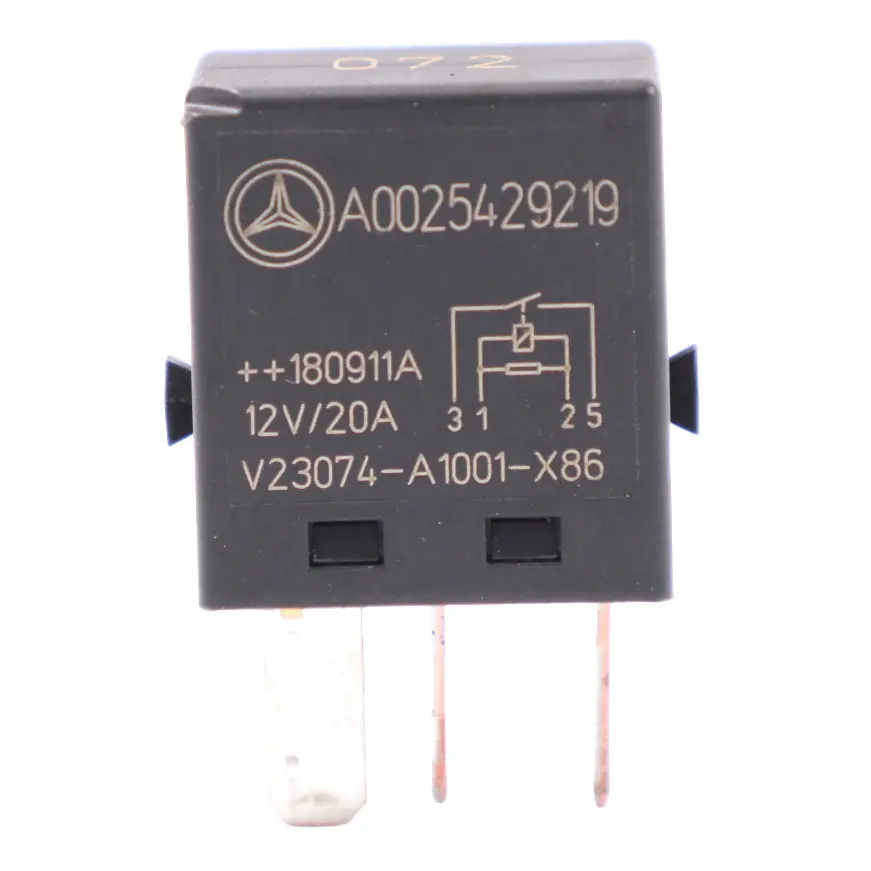 Relais Schwarz Steuergerät 12V 20A für Mercedes C117 W166 W176 W222 W246 mit Teilenummer a0025429219 Mercedes C117 W166 W176 W222 W246 Relais Schwarz Steuergerät 12V 20A - SKU a0025429219 - Teilenummer a0025429219