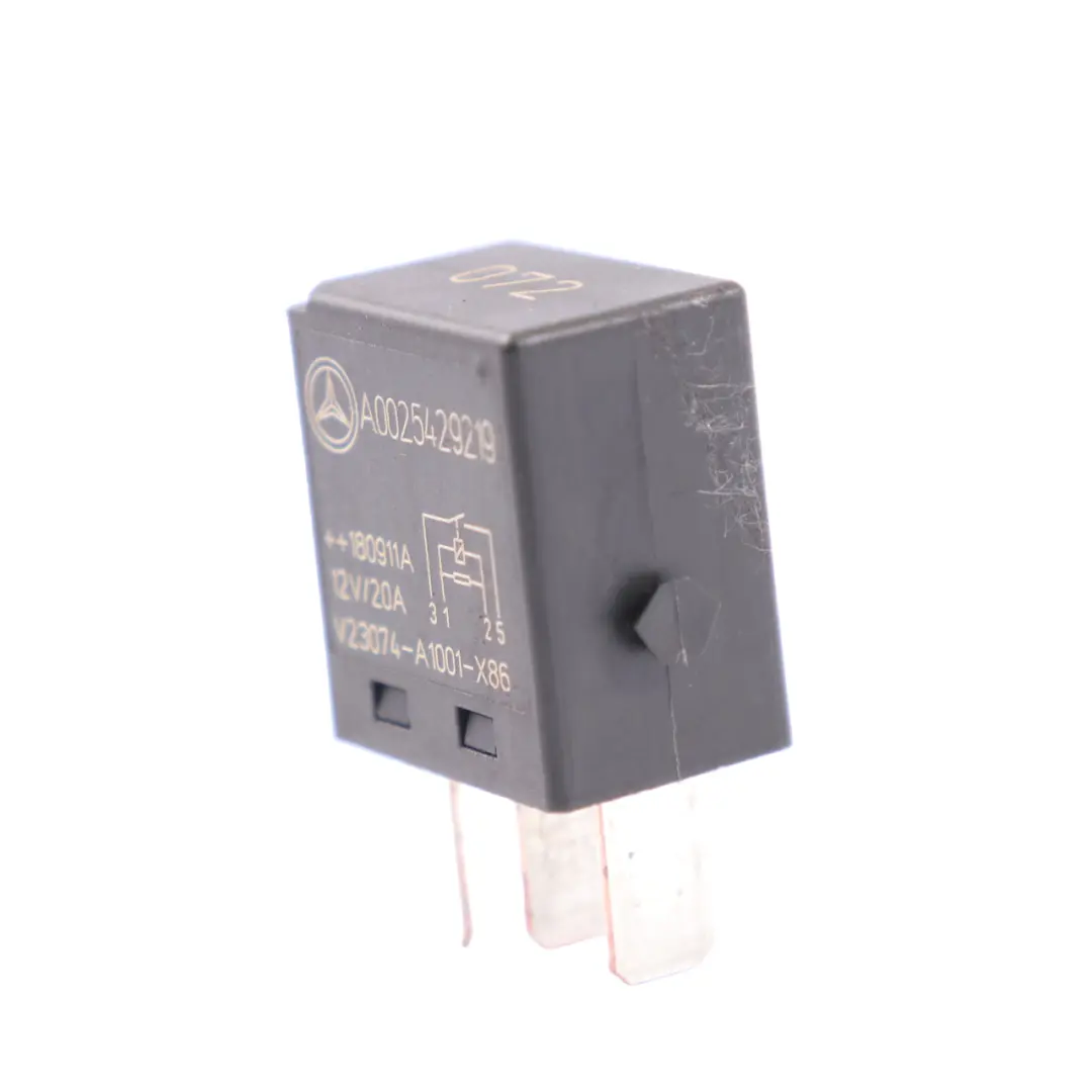 Mercedes C117 W166 W176 W222 W246 Relè Nero Unità Controllo 12V 20A - SKU a0025429219 - Numero di parte a0025429219