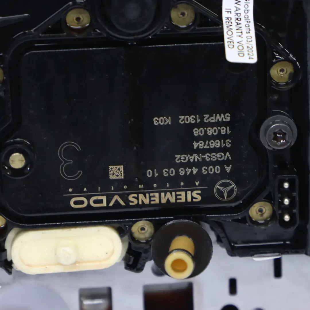 722.902 Mechatronics Control Caja cambios automática para Mercedes W212 con número de pieza A0034460310 Mercedes W212 722.902 Mechatronics Control Caja cambios automática - SKU A0034460310 - Número de pieza A0034460310