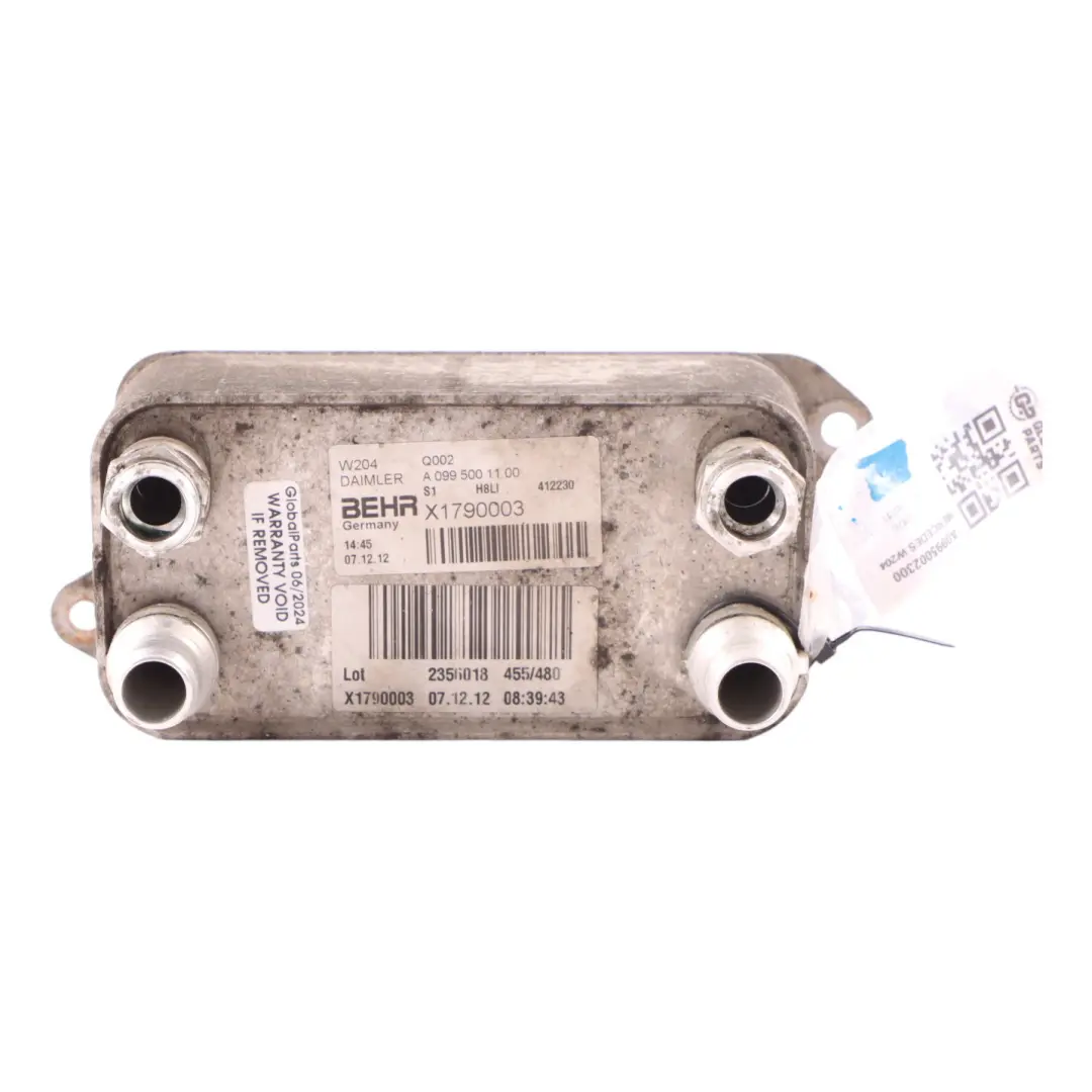Echangeur Mercedes W204 W212 OM642 Refroidisseur d'huile diesel A6421800165 pour à propos du numéro de pièce A0995002300 Echangeur Mercedes W204 W212 OM642 Refroidisseur d'huile diesel A6421800165 - SKU A0995002300 - Numéro de pièce A0995002300