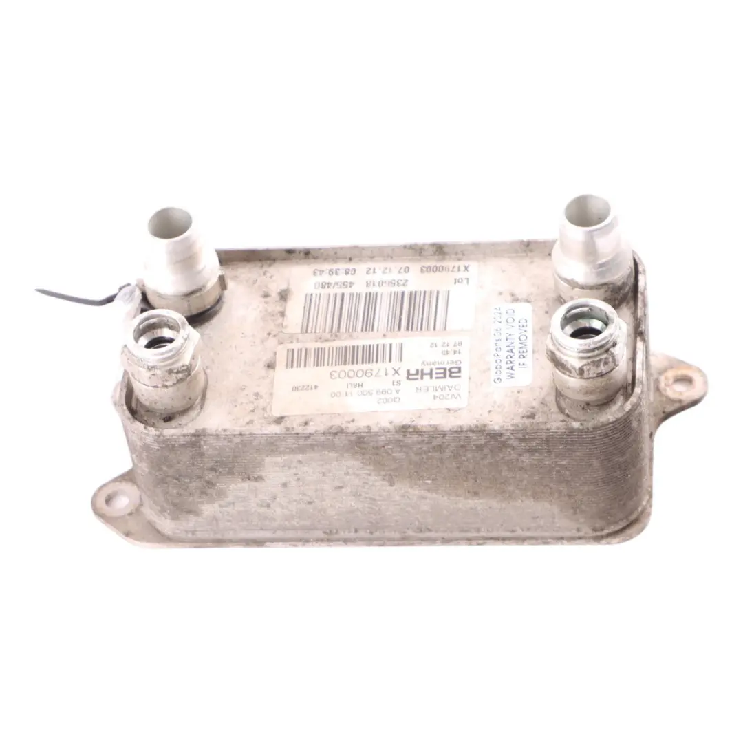 Echangeur Mercedes W204 W212 OM642 Refroidisseur d'huile diesel A6421800165 pour à propos du numéro de pièce A0995002300 Echangeur Mercedes W204 W212 OM642 Refroidisseur d'huile diesel A6421800165 - SKU A0995002300 - Numéro de pièce A0995002300