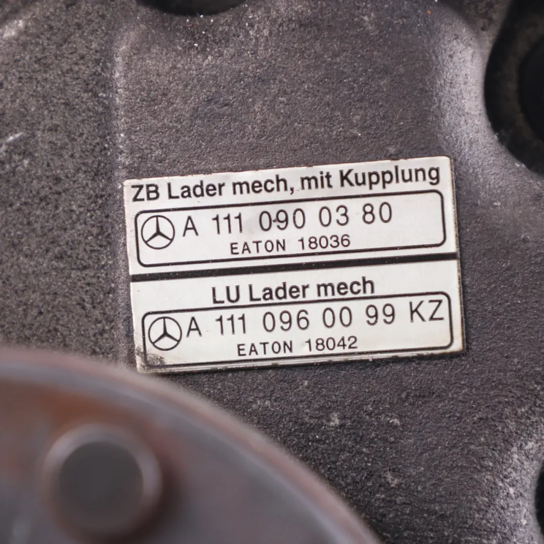  Supercharger Mercedes R170 Petrol OM111 Chargeur d'air mécanique - SKU A1110900380 - Numéro de pièce A1110900380