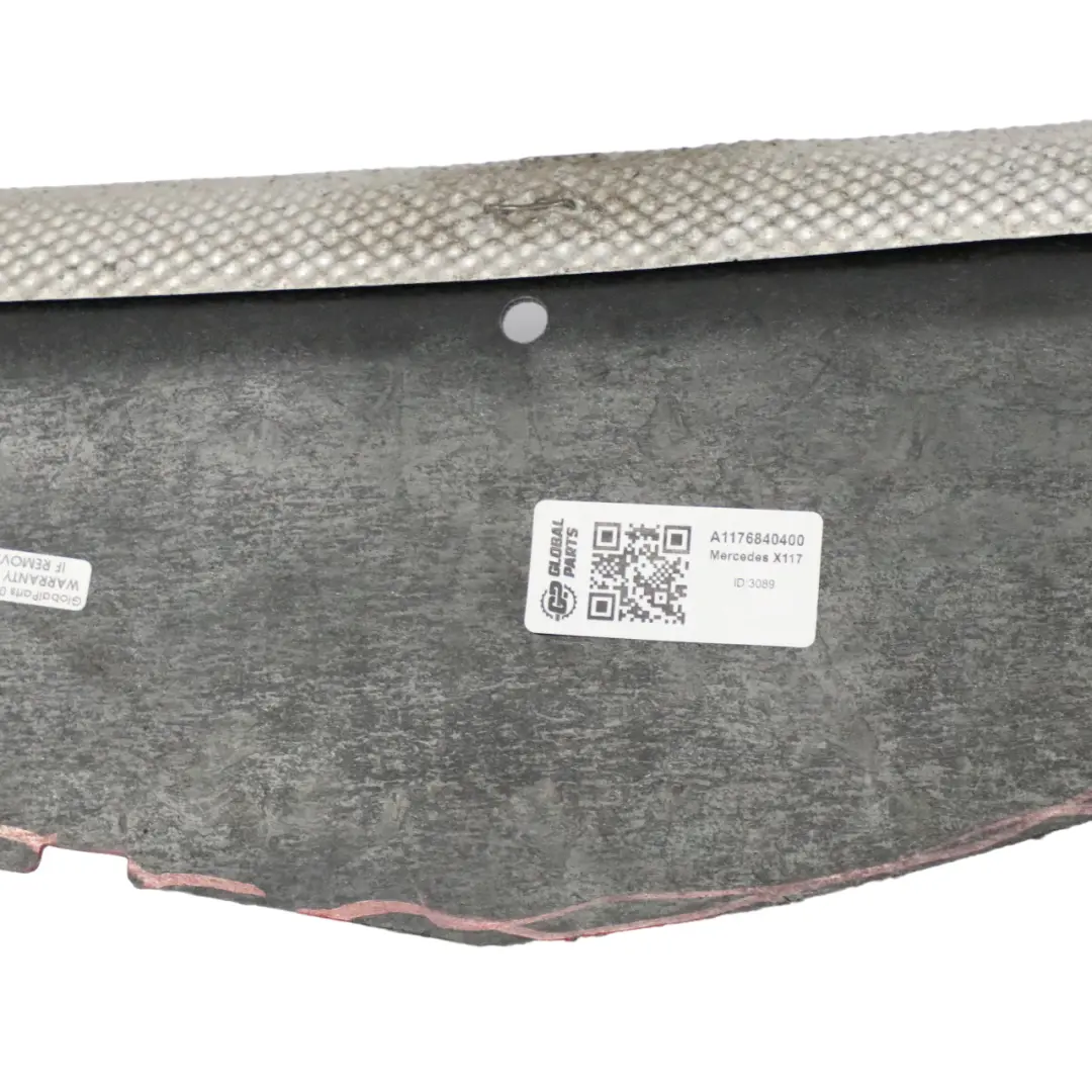Mercedes C117 Underbody Rear Floor Undertray Panelling Shield - SKU A1176840400 - Part number A1176840400