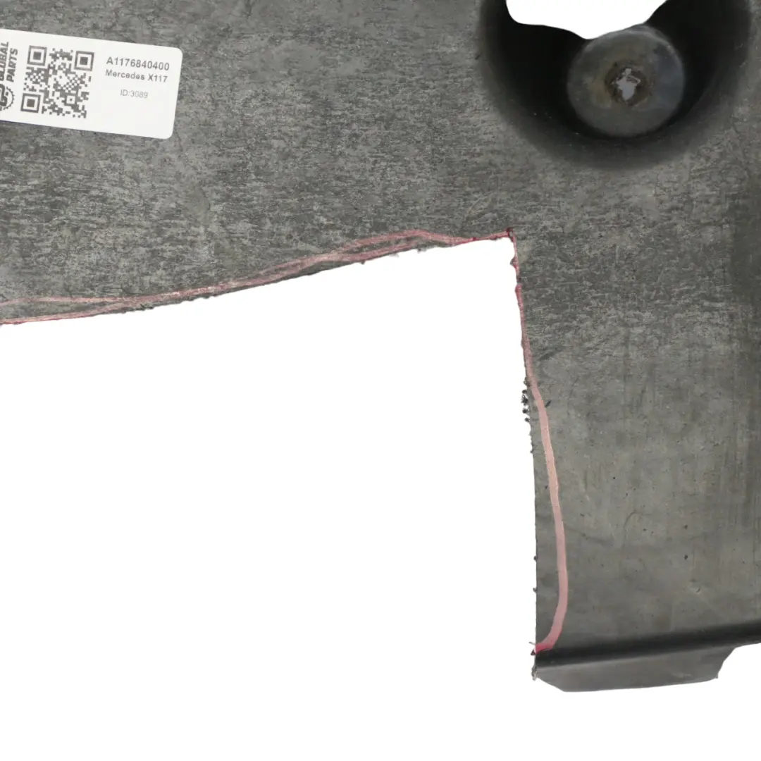 Mercedes C117 Underbody Rear Floor Undertray Panelling Shield - SKU A1176840400 - Part number A1176840400