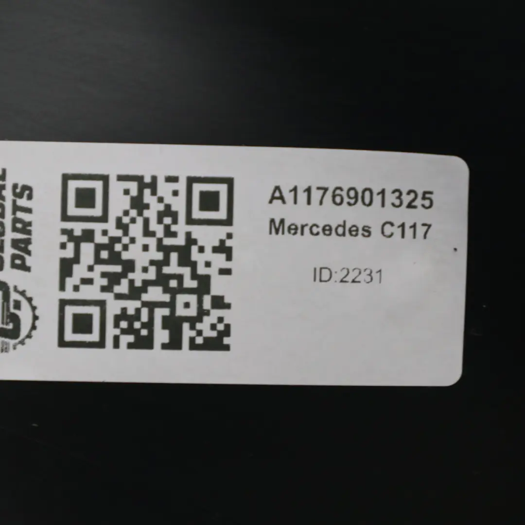  Innenverkleidung Mercedes C117 Säule C Seitenverkleidung Hinten Links Schwarz - SKU A1176901325 - Teilenummer A1176901325