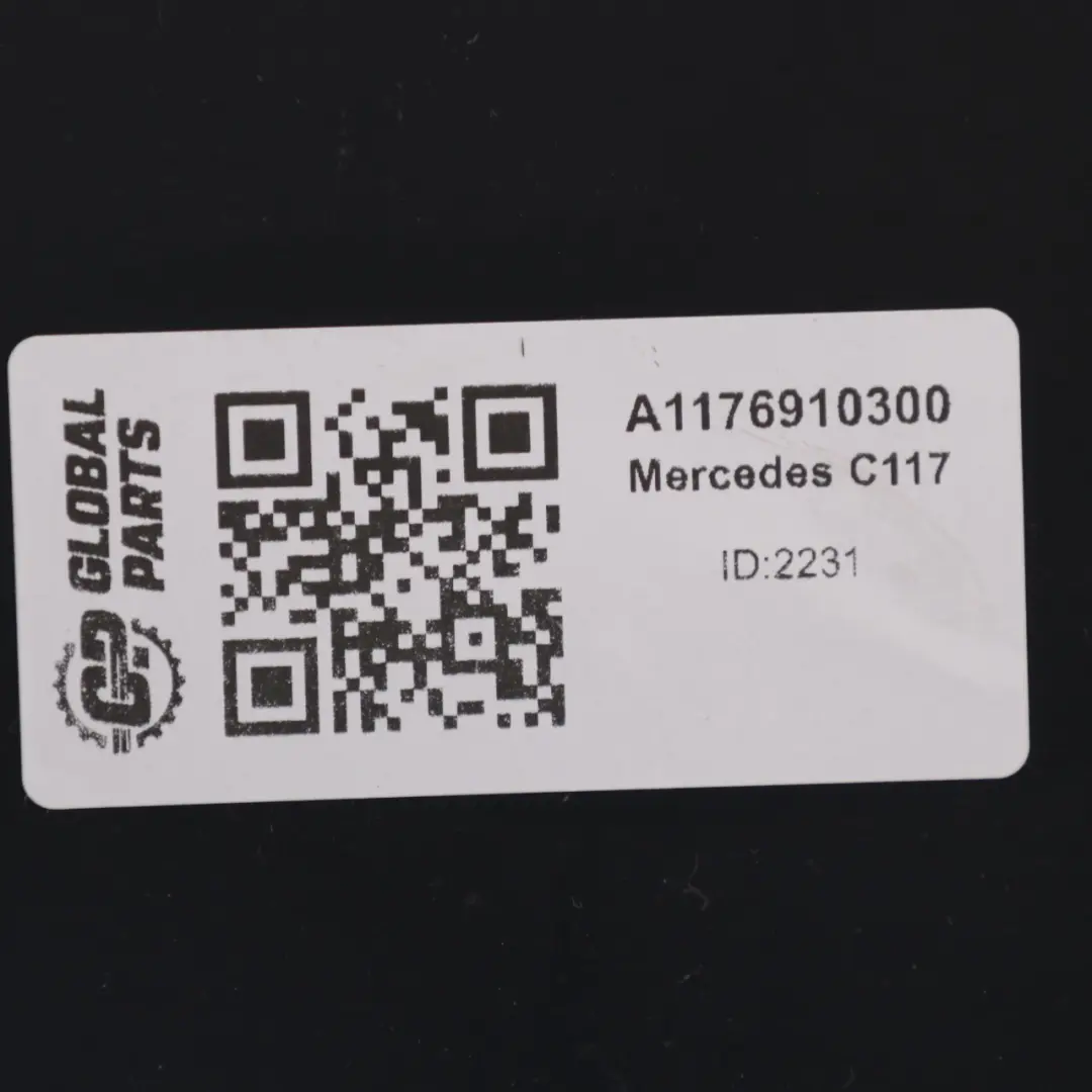  Embellecedor Pilar B Mercedes C117 Tapa Inferior Izquierdo Negro - SKU A1176910300 - Número de pieza A1176910300