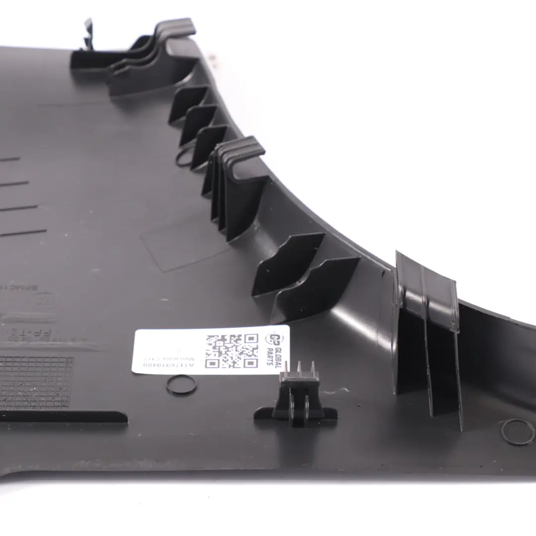  Pillar B Trim Mercedes C117 Interior Lower Cover Panel Right Black - SKU A1176910400 - Part number A1176910400