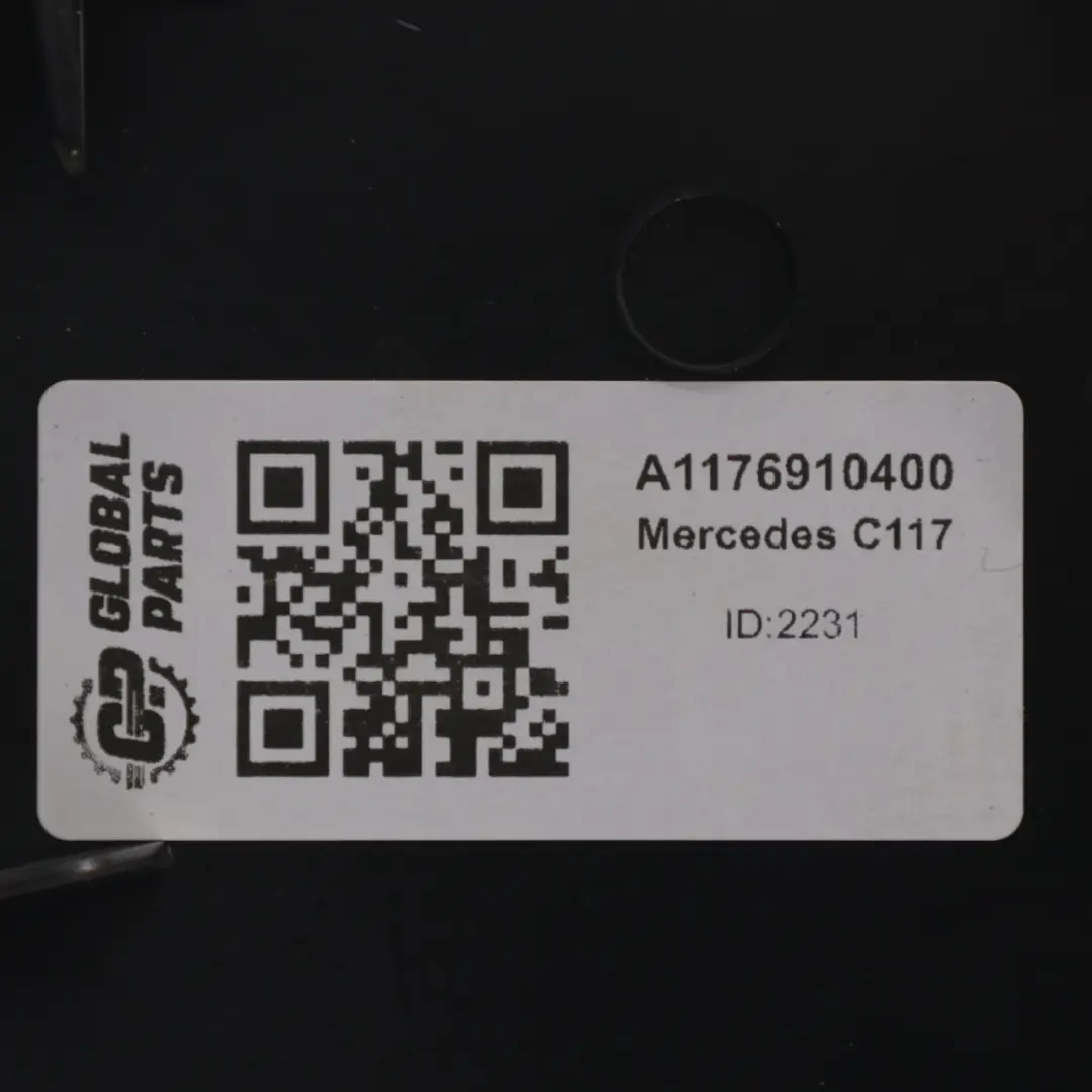 Osłona Wenetrzna Słupka B Dolna Prawa Czarna do Mercedes C117 o numerze A1176910400 Mercedes C117 Osłona Wenetrzna Słupka B Dolna Prawa Czarna - SKU A1176910400 - Numer Części A1176910400