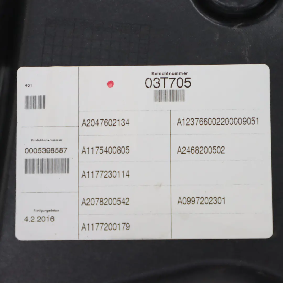 Delantero Izquierdo Panel Elevalunas para Mercedes C117 con número de pieza A1177200179 Mercedes C117 Delantero Izquierdo Panel Elevalunas - SKU A1177200179 - Número de pieza A1177200179