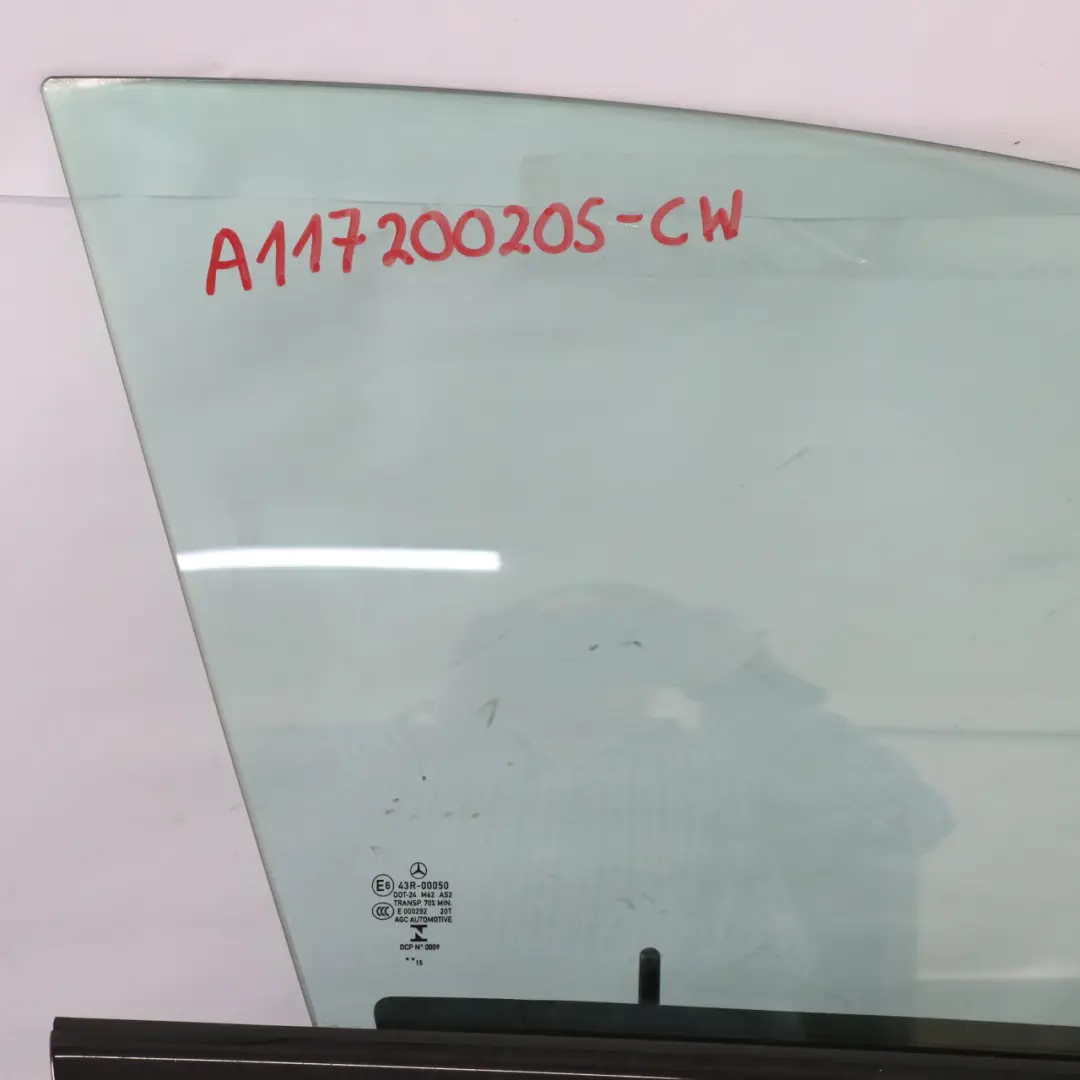 Mercedes C117 Pannello di rivestimento anteriore destro Calcite Bianco - 650 - SKU A1177200205-CW - Numero di parte A1177200205