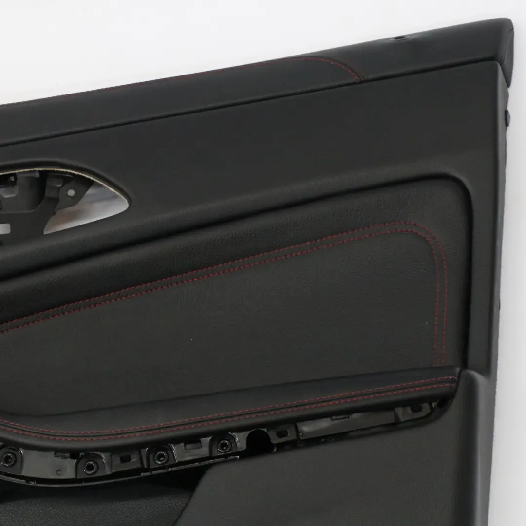 Door Card Cover Front Right O/S Trim Panel Black Leather to Mercedes CLA C117 with Part number A1177202462 Mercedes CLA C117 Door Card Cover Front Right O/S Trim Panel Black Leather - SKU rhd-A1177202462 - Part number A1177202462