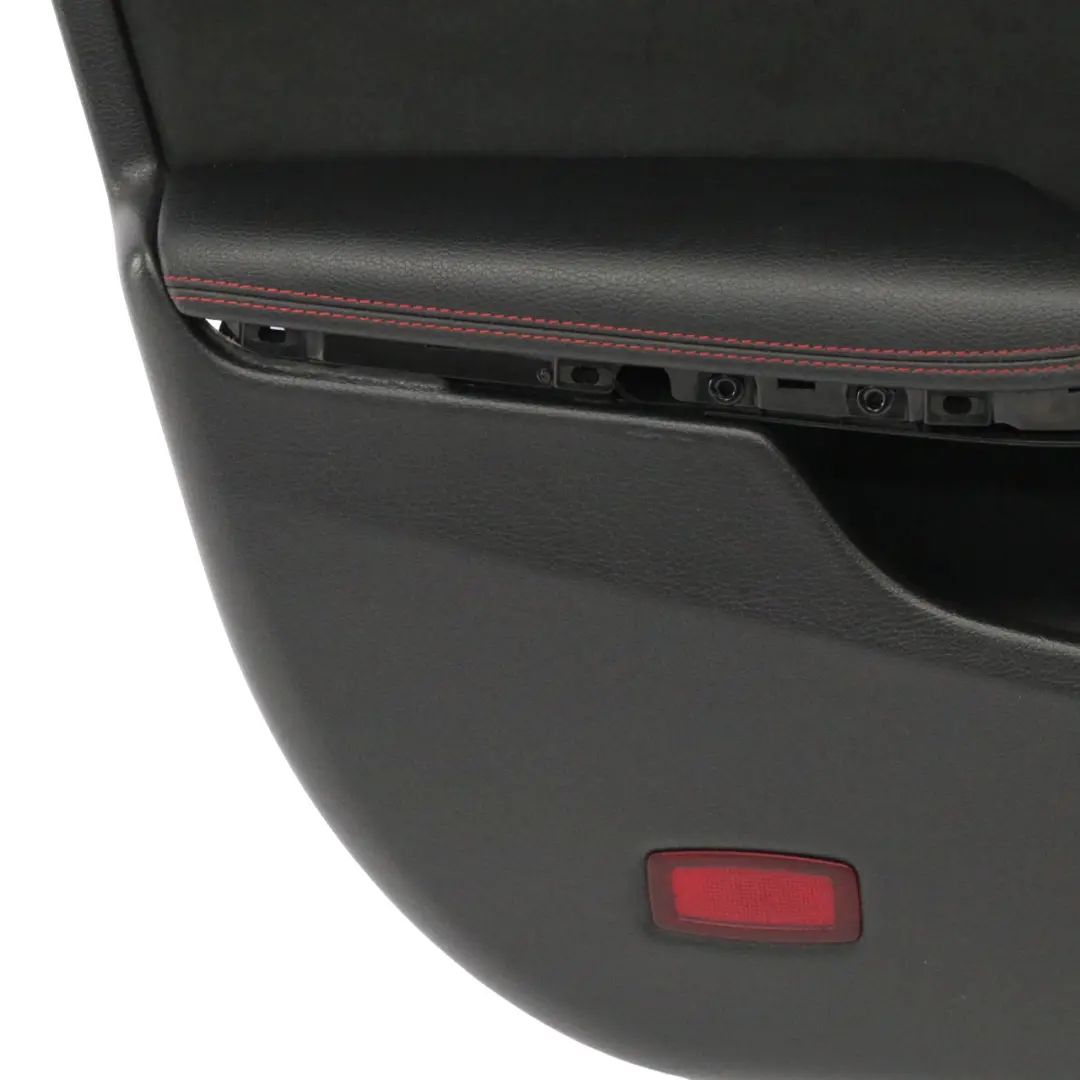 Mercedes C117 Door Card Front Left N/S Trim Panel Cover Lining Leather Black - SKU rhd-A1177209500 - Part number A1177209500