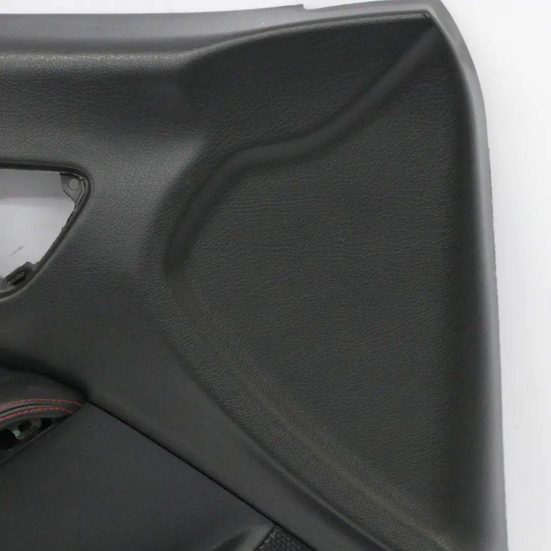 Mercedes C117 Door Card Front Left N/S Trim Panel Cover Lining Leather Black - SKU rhd-A1177209500 - Part number A1177209500