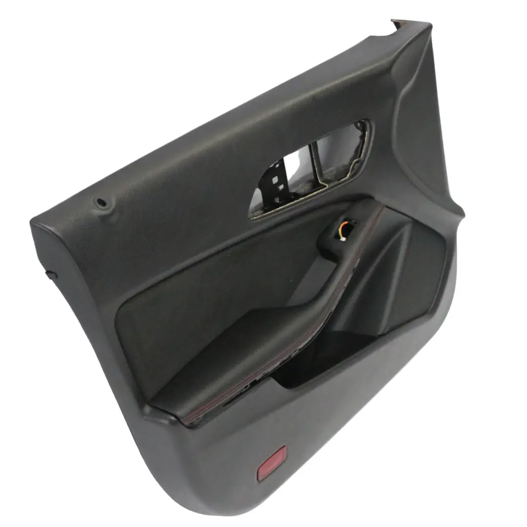 Mercedes C117 Door Card Front Left N/S Trim Panel Cover Lining Leather Black - SKU rhd-A1177209500 - Part number A1177209500